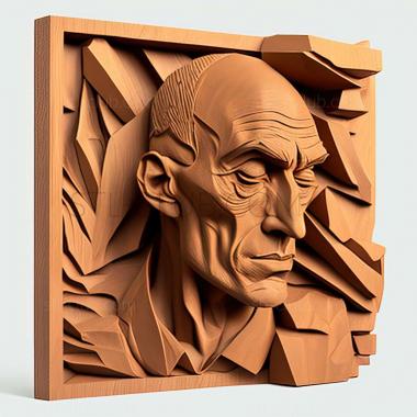 3D model Rem Koolhaas (STL)